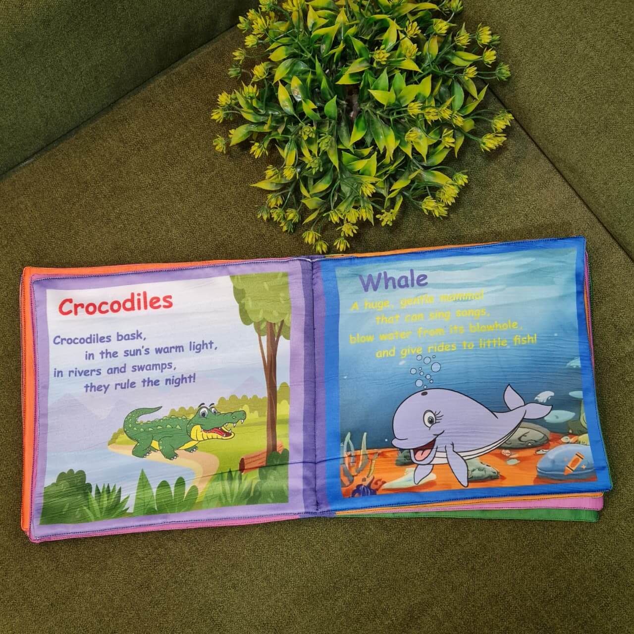 Introduce your little one to a world of fun learning with this colorful Learning toy for kids . Designed to be soft, safe, and interactive, this cloth book helps children learn new concepts while enjoying playtime.